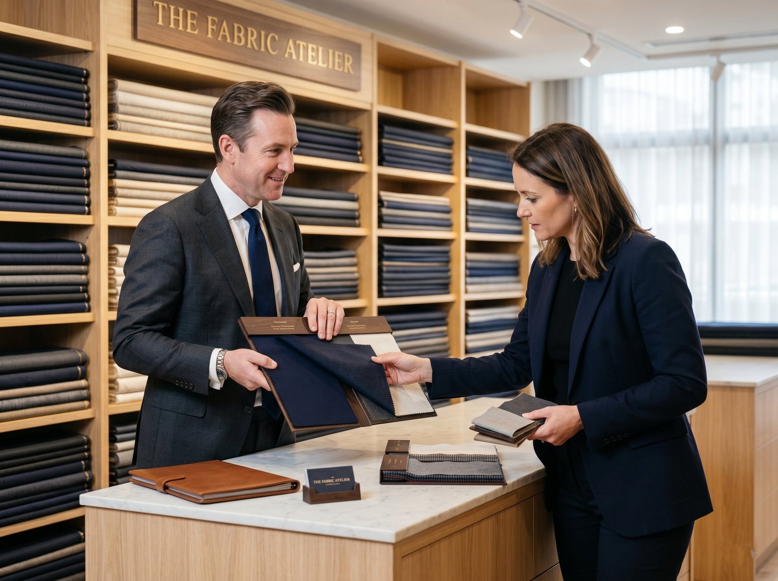 B2B Fabric Wholesale Consultation Sona Fab Showroom